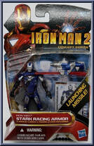 Iron Man (Stark Racing Armor) from Iron Man 2 - 2010 Movie - Concept Series manufactured by Hasbro [Front]