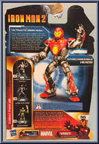 Iron Man (Ultimate) from Iron Man 2 - 2010 Movie - Comic Series manufactured by Hasbro [Back]