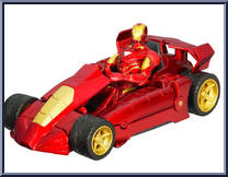 Turbo Racer from Iron Man 2 - 2010 Movie - Iron Racers manufactured by Hasbro [Loose]