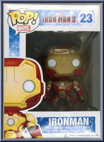 Iron Man (Mark XLII) from Iron Man - Iron Man 3 Pop! manufactured by Funko [Front]