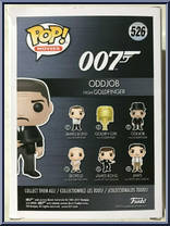 Oddjob (Holding Hat) (Goldfinger) from James Bond - Pop! Vinyl Figures manufactured by Funko [Back]