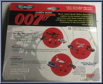 Collection #2 - Moonraker from James Bond - Micro Machines manufactured by Galoob [Back]