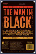 Johnny Cash (Man in Black) from Johnny Cash - Basic Series manufactured by Super7 [Back]