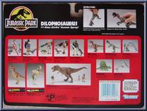 Dilophosaurus from Jurassic Park - Dino-Strike manufactured by Kenner [Back]