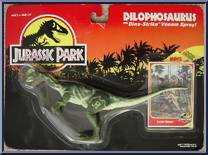 Dilophosaurus from Jurassic Park - Dino-Strike manufactured by Kenner [Front]