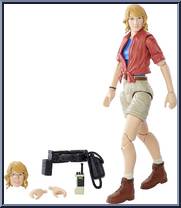 Dr. Ellie Sattler from Jurassic Park - Amber Collection - Humans manufactured by Mattel [Loose]