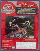Paul Kirby & Stegosaurus from Jurassic Park III - Humans manufactured by Hasbro [Back]