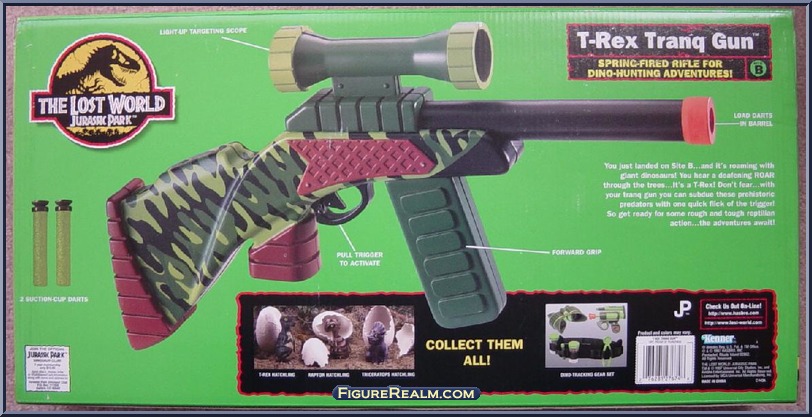 T Rex Tranq Gun Jurassic Park Lost World Accessories Kenner Action Figure 