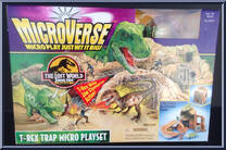 T-Rex Micro Playset from Jurassic Park - Lost World - MicroVerse manufactured by Kenner [Front]