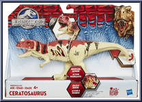 Electronic Ceratosaurus (Growling Action) from Jurassic World - Classic manufactured by Hasbro [Front]