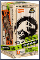 Velociraptor + Baby (Light) (1/144) from Jurassic World - Basic Series manufactured by Blokees [Front]