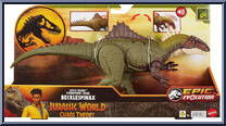 Becklespinax from Jurassic World - Chaos Theory - Battle Roarin manufactured by Mattel [Front]