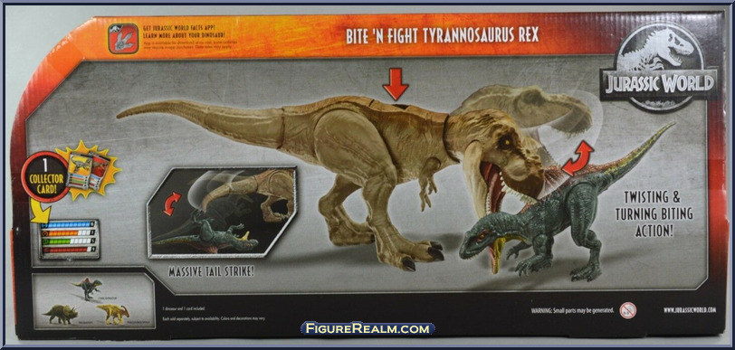 Bite 'N Fight Tyrannosaurus Rex - Jurassic World - Dino Rivals - Large ...
