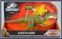Albertosaurus from Jurassic World - Dino Rivals - Battle Damage manufactured by Mattel [Front]