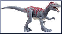 Monolophosaurus from Jurassic World - Dino Rivals - Battle Damage manufactured by Mattel [Loose]