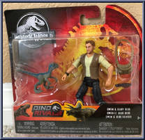 Owen & Baby Blue from Jurassic World - Dino Rivals - Humans manufactured by Mattel [Front]