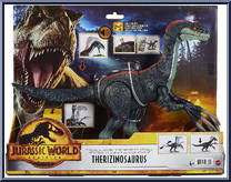 Therizinosaurus from Jurassic World - Dominion - Sound Slashin' manufactured by Mattel [Front]