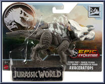 Avaceratops from Jurassic World - Epic Evolution - Danger Packs manufactured by Mattel [Front]