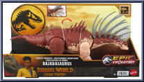 Bajadsaurus from Jurassic World - Epic Evolution - Gigantic Trackers - Chaos Theory manufactured by Mattel [Front]