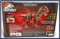 Carnotaurus from Jurassic World - Epic Evolution - Epic Attack manufactured by Mattel [Back]