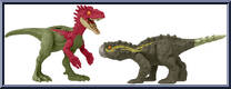 Eoraptor vs Stegosaurus Action Figure