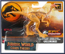 Gallimimus from Jurassic World - Epic Evolution - Danger Packs - Chaos Theory manufactured by Mattel [Front]