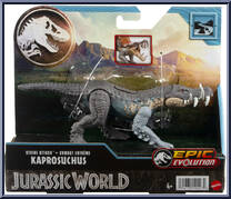 Kaprosuchus from Jurassic World - Epic Evolution - Strike Attack manufactured by Mattel [Front]