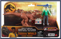 Kenji & Stygimoloch Defender Pack from Jurassic World - Epic Evolution - Packs - Chaos Theory manufactured by Mattel [Front]