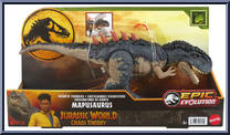 Mapusaurus from Jurassic World - Epic Evolution - Gigantic Trackers - Chaos Theory manufactured by Mattel [Front]
