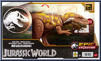 Megalosaurus from Jurassic World - Epic Evolution - Wild Roar manufactured by Mattel [Front]