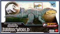 Neovenator from Jurassic World - Epic Evolution - Gigantic Trackers manufactured by Mattel [Front]