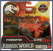 Pyroraptor from Jurassic World - Epic Evolution - Epic Attack manufactured by Mattel [Front]