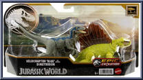 Velociraptor 'Blue' vs Dimetrodon Action Figure