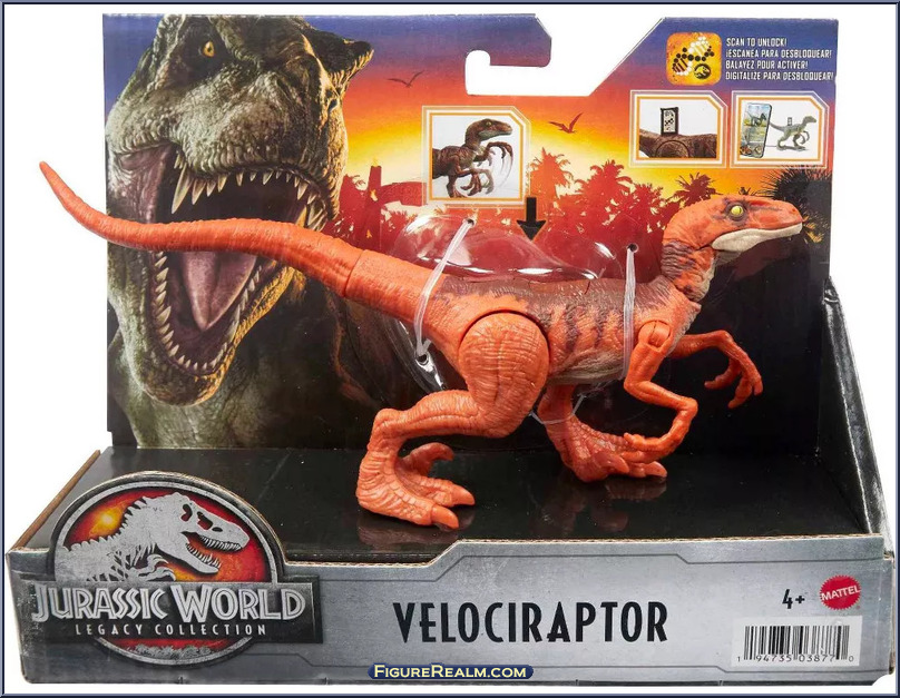 Velociraptor (Red) - Jurassic World - Legacy Collection - Basic Series ...