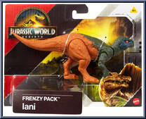Iani from Jurassic World - Rebirth - Frenzy Pack manufactured by Mattel [Front]