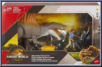 Spinosaurus Danger Set from Jurassic World - Rebirth - Playsets manufactured by Mattel [Front]
