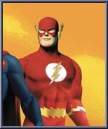 Flash from Justice League (Alex Ross) - Series 1 manufactured by DC Direct [Loose]