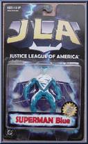 Superman Blue from Justice League America (JLA) - Basic Series manufactured by Kenner [Front]