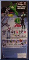 Green Lantern vs. Amberbot from Justice League - Cyber Trakkers manufactured by Mattel [Loose]