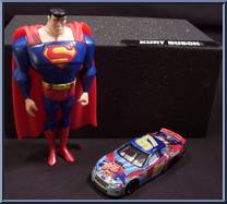 Superman from Justice League - Hotwheels manufactured by Mattel [Loose]