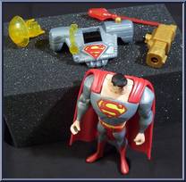 Superman (Silver) from Justice League - Silver Storm manufactured by Mattel [Loose]