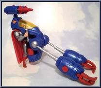 Superman (Deluxe Twin Talon) from Justice League - Foreign Releases manufactured by Mattel [Loose]