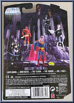 Elongated Man from Justice League Unlimited - DC Super Heroes - Purple Cards manufactured by Mattel [Back]