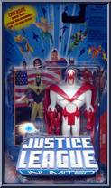 Hawk from Justice League Unlimited - Blue Cards manufactured by Mattel [Front]