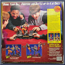 4-Fighter Combat Arena from Karate Fighters - Basic Series manufactured by Milton Bradley [Back]