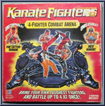 4-Fighter Combat Arena from Karate Fighters - Basic Series manufactured by Milton Bradley [Front]
