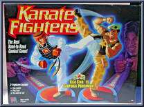 Kick Star vs. Corporal Punishment from Karate Fighters - Basic Series manufactured by Milton Bradley [Front]
