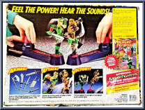 Tiger Ninja vs. Cyberfist from Karate Fighters - Basic Series manufactured by Milton Bradley [Back]