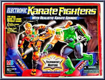 Tiger Ninja vs. Cyberfist from Karate Fighters - Basic Series manufactured by Milton Bradley [Front]
