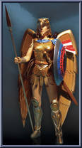 Wonder Woman (Armored) from Kingdom Come - Basic Series manufactured by DC Direct [Loose]